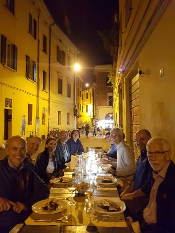 Dinner before Award ceremony of Laurea Honoris Causa to Guenter Bloeschl, 2021