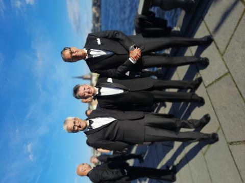 With Andrea Rinaldo and Taikan Oki, Stockholm Water Prize Ceremony, 2025