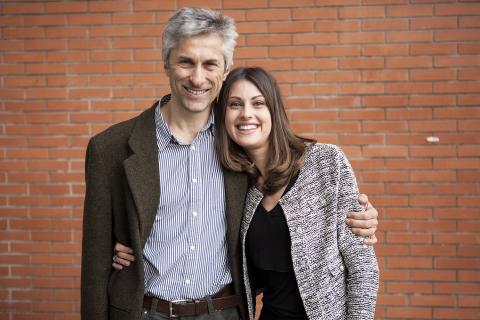 Graduation day in Bologna (2014) - With Eva Ervas